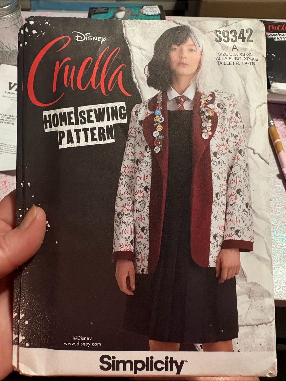 BN UNCUT SIMPLICITY 9342 A SEWING PATTERNS COSTUMES DISNEY HALLOWEEN